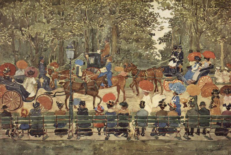 Maurice Prendergast Central Park, Sweden oil painting art